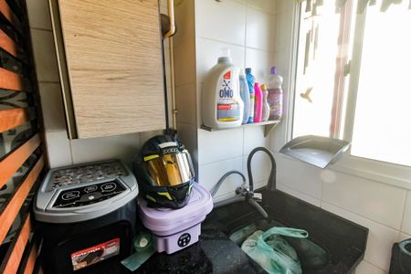 Apartamento à venda com 40m², 2 quartos e sem vagaDetalhe da area de serviço
