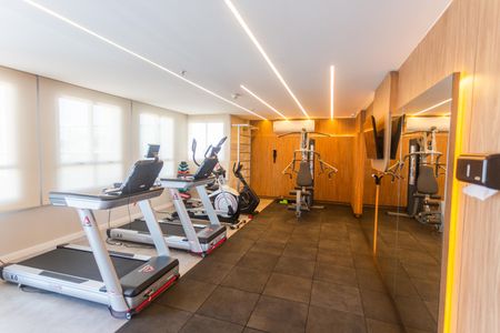 Área comum - Academia de apartamento à venda com 1 quarto, 42m² em União, Belo Horizonte