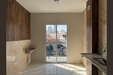 Sala/Cozinha de apartamento para alugar com 2 quartos, 43m² em Mirandópolis, São Paulo