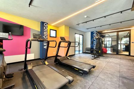 Studio à venda com 19m², 1 quarto e sem vaga Studio à venda com 19m², 1 quarto e sem vagaÁrea comum - Academia