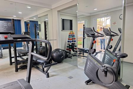 Área comum - Academia de apartamento para alugar com 2 quartos, 35m² em Rp3 (regiões de Planejamento), Santo André