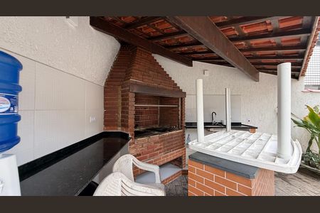 Área comum - Churrasqueira de apartamento para alugar com 2 quartos, 89m² em Jardim Las Palmas, Guarujá