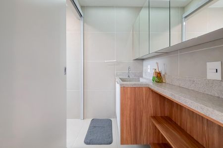Banheiro de kitnet/studio à venda com 1 quarto, 32m² em Sacomã, São Paulo