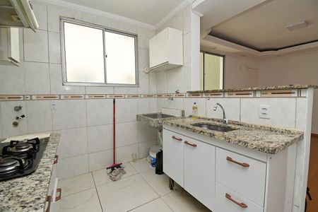 Cozinha e Área de Serviço de apartamento à venda com 2 quartos, 45m² em Sapucaias, Contagem