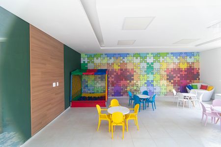 Apartamento para alugar com 42m², 2 quartos e 1 vaga Apartamento para alugar com 42m², 2 quartos e 1 vagaÁrea comum -Brinquedoteca