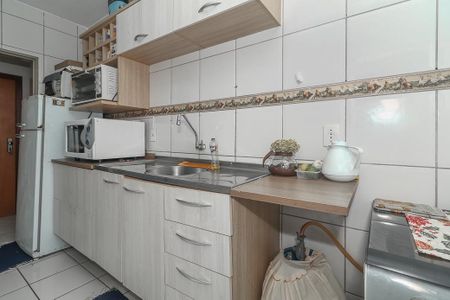 Cozinha de apartamento à venda com 1 quarto, 54m² em Jardim Sabará, Porto Alegre