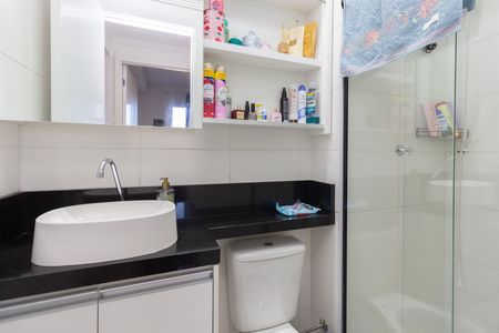 Banheiro de apartamento para alugar com 2 quartos, 32m² em Vila Nova Curuca, São Paulo