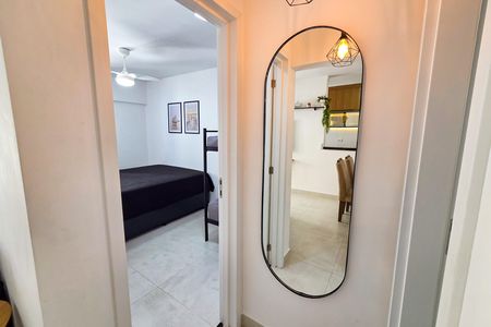 Sala de apartamento para alugar com 1 quarto, 53m² em Maracanã, Praia Grande