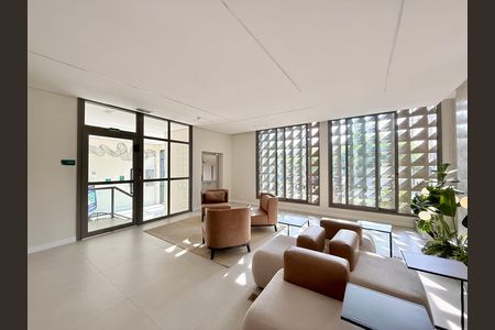 Apartamento à venda com 33m², 1 quarto e sem vaga Apartamento à venda com 33m², 1 quarto e sem vagaHall Social Bloco