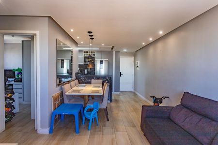 Sala  de apartamento à venda com 2 quartos, 52m² em Centro, Diadema