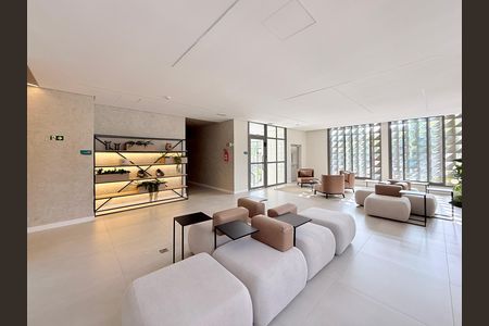 Apartamento à venda com 33m², 1 quarto e sem vaga Apartamento à venda com 33m², 1 quarto e sem vagaHall Social Bloco