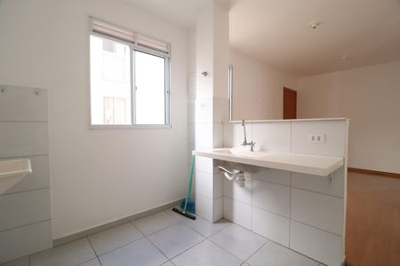 Cozinha de apartamento para alugar com 2 quartos, 47m² em Grand Ville, Uberlândia