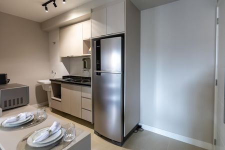 Cozinha de kitnet/studio à venda com 1 quarto, 46m² em Centro, Campinas