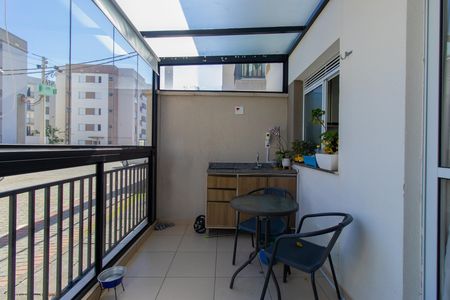 Varanda da Sala de apartamento para alugar com 2 quartos, 54m² em Bairro do Maranhao, Cotia