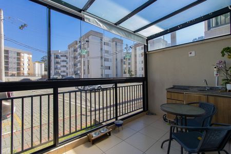 Varanda da Sala de apartamento para alugar com 2 quartos, 54m² em Bairro do Maranhao, Cotia