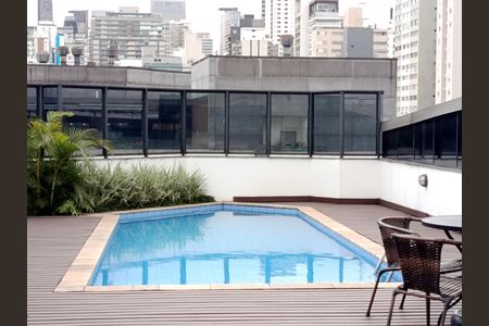 Piscina de apartamento para alugar com 1 quarto, 55m² em Jardim Paulista, São Paulo