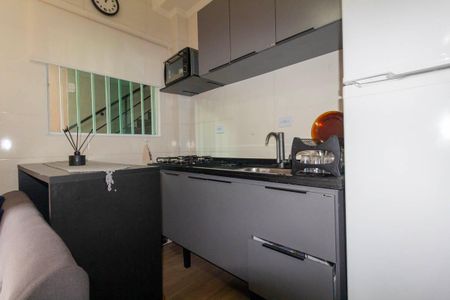 Sala e Cozinha de apartamento à venda com 1 quarto, 29m² em Chácara Santo Antônio (zona Leste), São Paulo