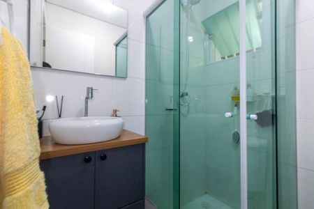 Banheiro de apartamento à venda com 1 quarto, 29m² em Chácara Santo Antônio (zona Leste), São Paulo