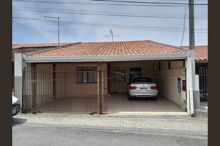 Fachada de casa de condomínio à venda com 3 quartos, 102m² em Xaxim, Curitiba