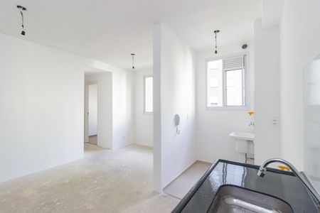 Cozinha de apartamento para alugar com 2 quartos, 32m² em Parque Pan Americano, São Paulo
