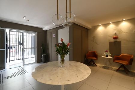 Área Comum - Hall de apartamento para alugar com 2 quartos, 47m² em Centro, Santo André