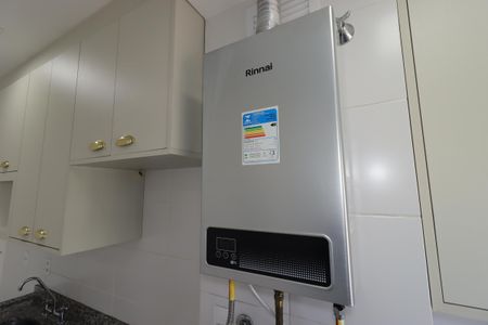 Área de Serviço - Aquecedor de apartamento para alugar com 2 quartos, 47m² em Centro, Santo André