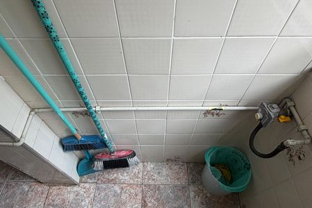 Cozinha de apartamento para alugar com 1 quarto, 40m² em Embaré, Santos