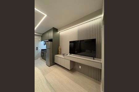 Studio para alugar com 39m², 1 quarto e sem vagaSala / Quarto
