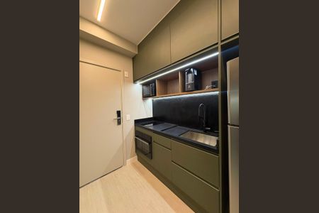 Cozinha de kitnet/studio para alugar com 1 quarto, 39m² em Campo Belo, São Paulo