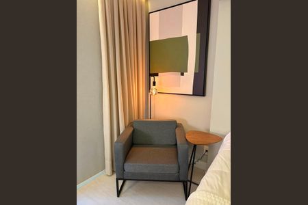 Studio para alugar com 39m², 1 quarto e sem vagaSala / Quarto