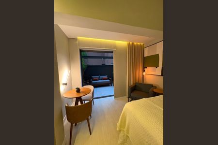 Studio para alugar com 39m², 1 quarto e sem vagaSala / Quarto