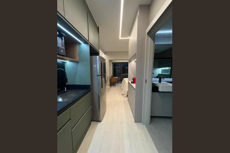 Cozinha de kitnet/studio para alugar com 1 quarto, 39m² em Campo Belo, São Paulo