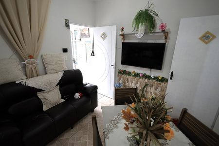 Sala de casa à venda com 4 quartos, 124m² em Vila Linda, Santo André