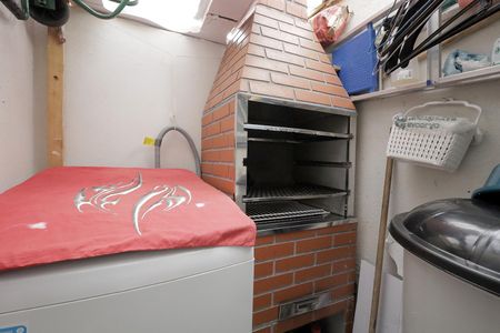 Área de Serviço e Churrasqueira de casa à venda com 4 quartos, 124m² em Vila Linda, Santo André