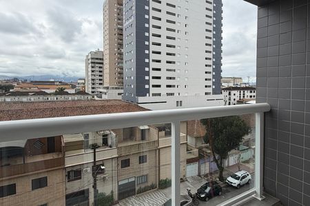 Varanda da Sala de apartamento para alugar com 1 quarto, 38m² em Macuco, Santos