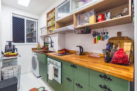 Cozinha de apartamento para alugar com 1 quarto, 26m² em Brás, São Paulo
