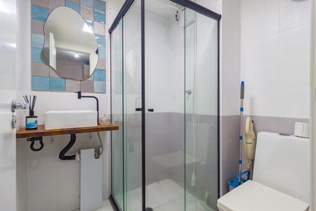 Banheiro de apartamento para alugar com 1 quarto, 26m² em Brás, São Paulo