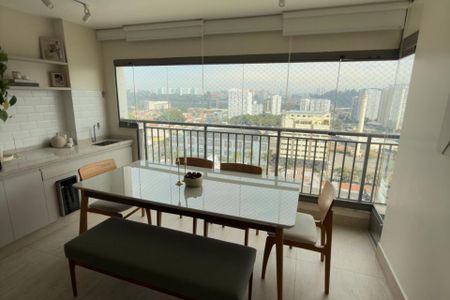Sala de apartamento à venda com 3 quartos, 108m² em Jardim Caravelas, São Paulo
