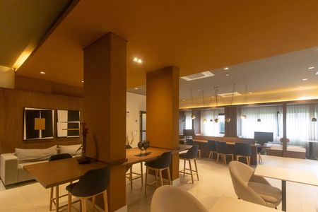 Área comum de kitnet/studio para alugar com 1 quarto, 27m² em Moema, São Paulo
