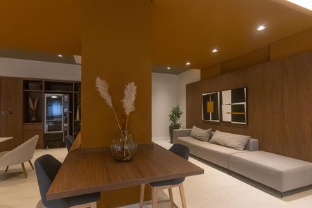 Área comum de kitnet/studio para alugar com 1 quarto, 27m² em Moema, São Paulo