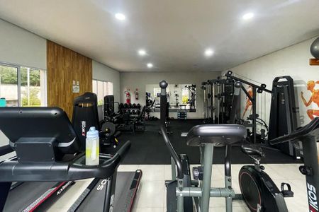 Área comum - Academia de apartamento para alugar com 2 quartos, 47m² em Bairro do Maranhao, Cotia