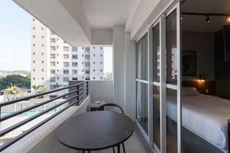 Varanda de kitnet/studio para alugar com 1 quarto, 25m² em Butantã, São Paulo