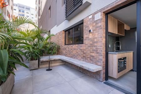 Área comum de kitnet/studio para alugar com 1 quarto, 18m² em Jardim Paulista, São Paulo