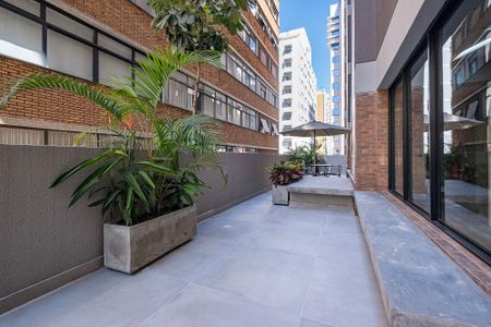Área comum de kitnet/studio para alugar com 1 quarto, 18m² em Jardim Paulista, São Paulo