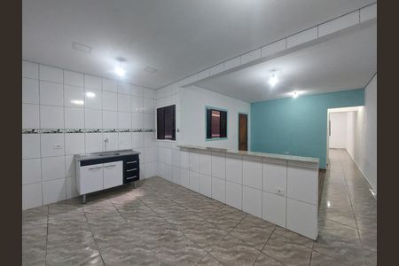 Cozinha de casa para alugar com 1 quarto, 130m² em Jardim Tres Marias, São Paulo