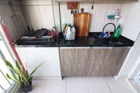 Varanda gourmet de apartamento para alugar com 3 quartos, 96m² em Independência, São Bernardo do Campo