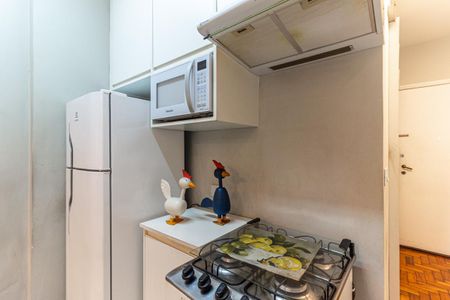 Cozinha de apartamento para alugar com 1 quarto, 43m² em Centro Histórico de São Paulo, São Paulo