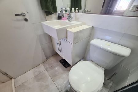 Banheiro da Suíte de apartamento à venda com 3 quartos, 64m² em Vila Santa Clara, São Paulo