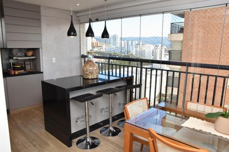 Varanda gourmet de apartamento à venda com 3 quartos, 145m² em Anhangabaú, Jundiaí