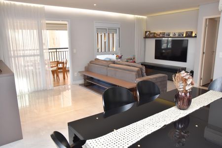 Sala de jantar integrada de apartamento à venda com 3 quartos, 145m² em Anhangabaú, Jundiaí